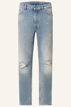 Palm Angels Jeansy W Stylu Destroyed Regular Fit blau