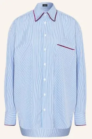 Etro Koszula Z Aksamitem blau