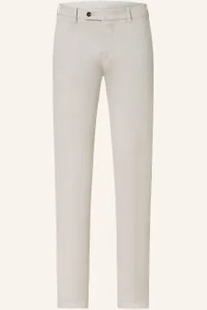 Berwich Chinosy Extra Slim Fit weiss