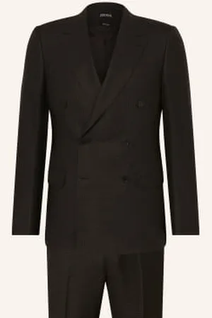 Ermenegildo Zegna Garnitur Slim Fit schwarz