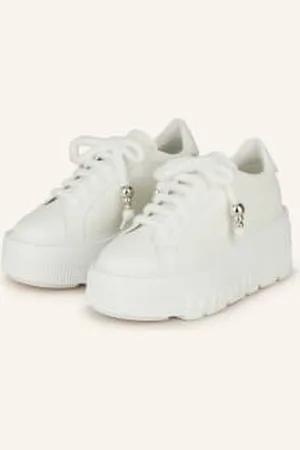 Casadei Sneakersy Nexus Z Ozdobnymi Perełkami weiss