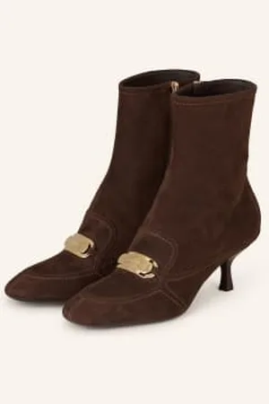 Salvatore Ferragamo Botki Cornelya 55 braun