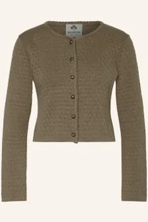 BERWIN & WOLFF Sweter Rozpinany gruen