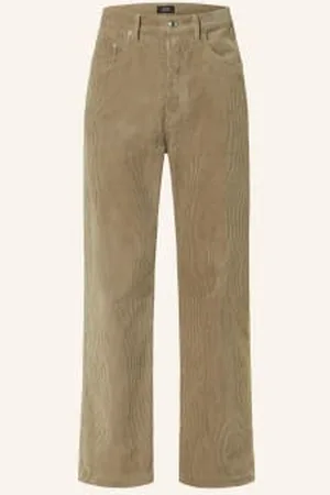 A.P.C. Spodnie Sztruksowe Achille Regular Fit beige