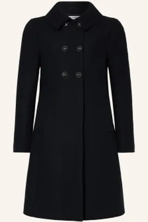 Dolce & Gabbana Płaszcz Wełniany schwarz