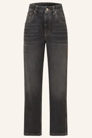 Brunello Cucinelli Jeansy Straight schwarz