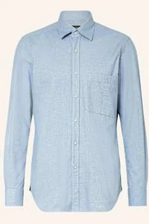 Windsor Koszula Flanelowa Livo Slim Fit blau