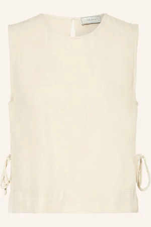 Neo Noir Top Svetlana Z Lnem beige