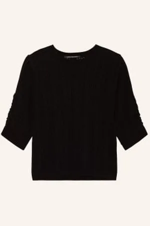 Luisa Cerano Sweter Z Rękawem 3/4 schwarz