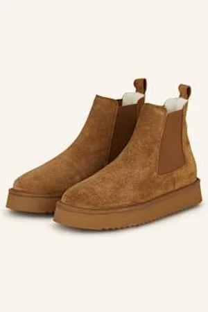 Copenhagen Shoes Botki Chelsea cph258 braun