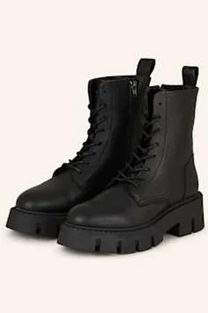 Copenhagen Shoes Botki Sznurowane schwarz