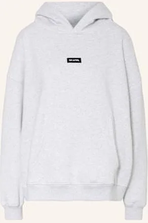 Oh April Bluza Z Kapturem Oversize Boyfriend grau