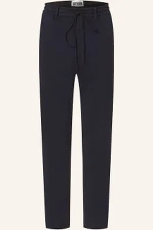 Drykorn Spodnie Dżersejowe W Stylu Dresowym Deger Slim Fit blau
