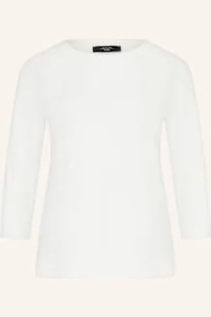 Max Mara Koszulka Multia Z Rękawem 3/4 weiss