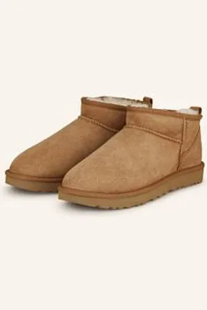 UGG Botki Classic Ultra Mini braun