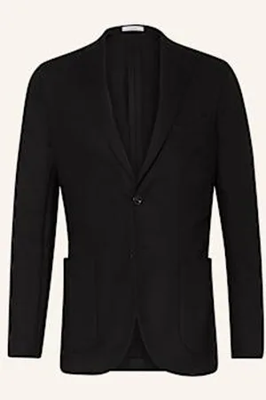 Boglioli Marynarka Extra Slim Fit schwarz