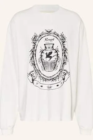 ROUGH. Koszulka Z Długim Rękawem Oversize Family Crest schwarz