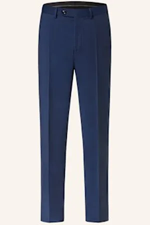 Digel Spodnie Garniturowe Per Regular Fit blau