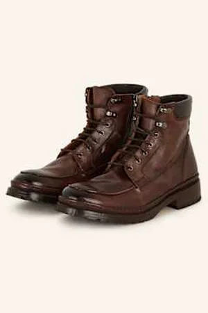 Cordwainer Botki Sznurowane braun