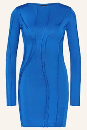 OW Sukienka Z Dżerseju Twist blau