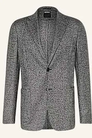 Ermenegildo Zegna Marynarka Tweedowa Extra Slim Fit schwarz