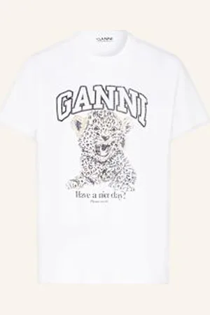 Ganni T-Shirt beige