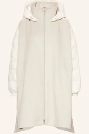 Grace Płaszcz Oversize Z Mieszanki Materiałów weiss