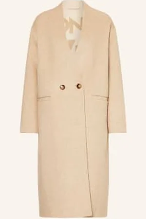 Grace Płaszcz Wełniany beige