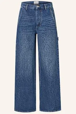 Marant Etoile Jeansy Boyfriend Solene blau