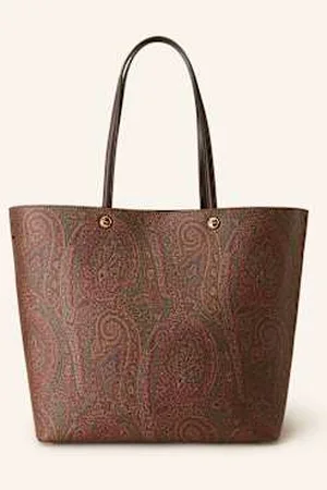 Etro Torba Shopper Z Saszetką braun