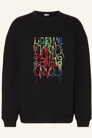 Loewe Bluza Nierozpinana Z Haftem schwarz