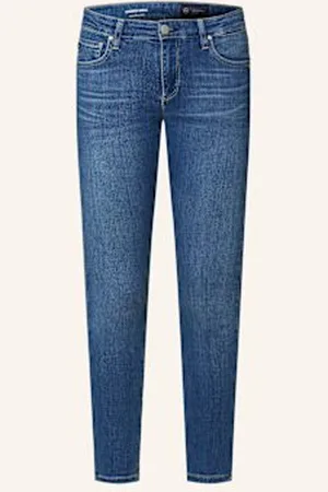 AG Jeans Jeansy 7/8 Super Skinny Ankle Fit blau