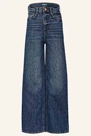 s.Oliver Jeansy Wide Leg Fit blau