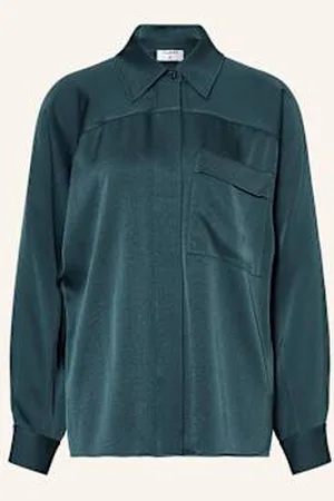 Filippa K Koszula Z Satyny blau