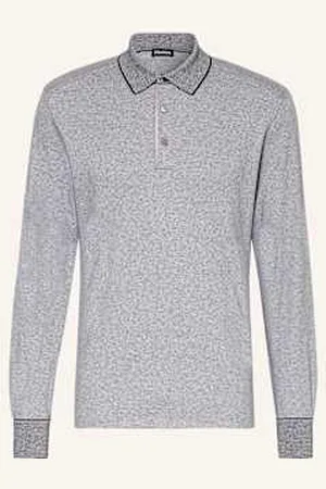 Ermenegildo Zegna Koszulka Polo Z Piki grau