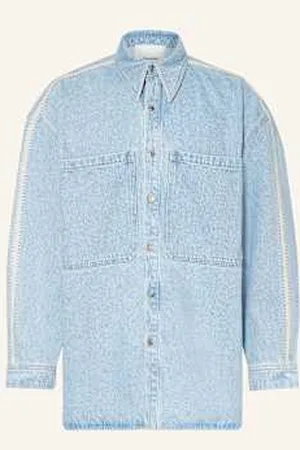 Nanushka Overjacket Z Jeansu Beaux blau