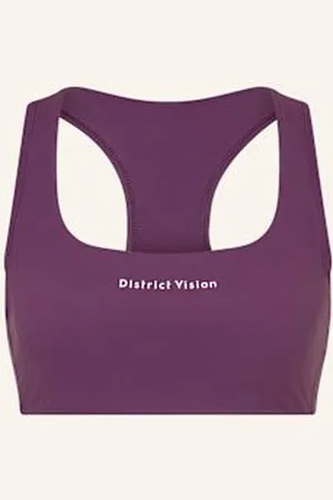 District Vision Biustonosz Sportowy Twin Layer lila