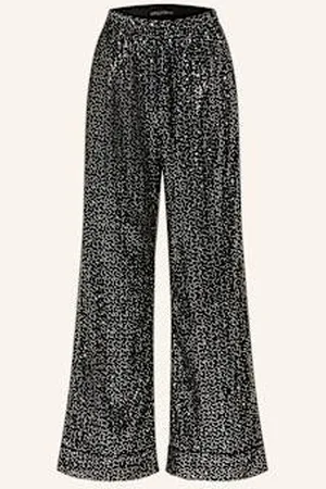 Dolce & Gabbana Spodnie Marlena Z Cekinami schwarz