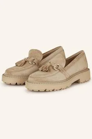 Kennel & Schmenger Loafersy Na Platformie Alea beige