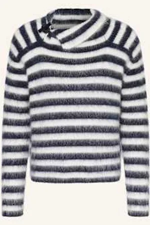 Jacquemus Sweter Le Pull Marina Z Dodatkiem Moheru blau