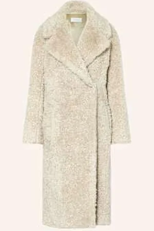 ANTONELLI Płaszcz Z Pluszowego Materiału Gabriele beige