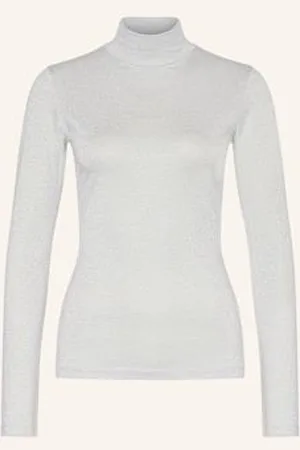 HUGO BOSS Golf Delaina Z Błyszczącą Przędzą weiss