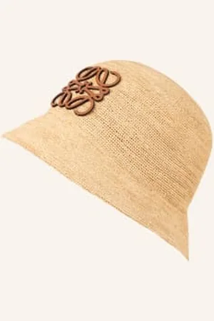 Loewe Kapelusz Słomkowy beige