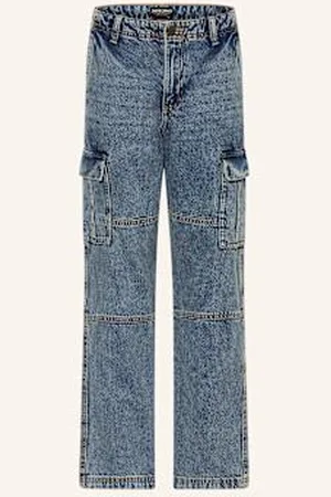 JACK & JONES Jeansy Bojówki Relaxed Fit blau
