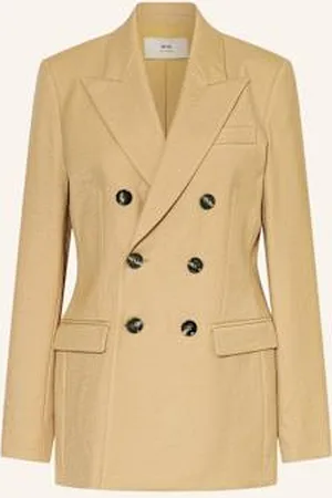 Ami Długi Blezer beige