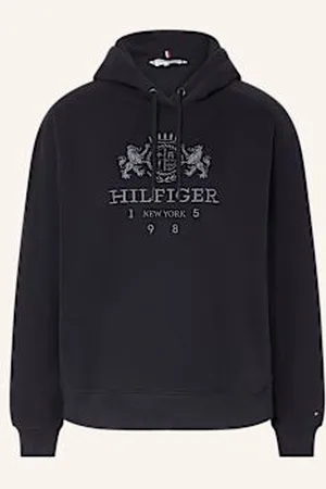 Tommy Hilfiger Bluza Z Kapturem blau