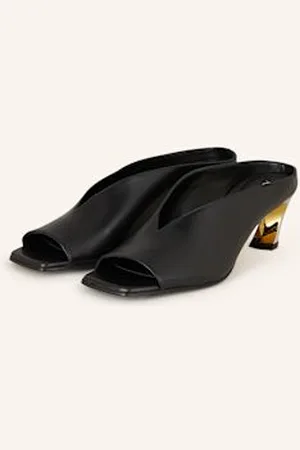 Alexander McQueen Klapki Typu Mules schwarz