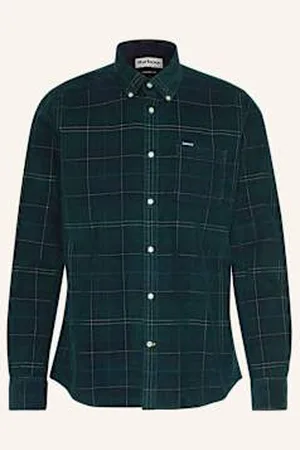 Barbour Koszula Sztruksowa Blair Tailored Fit gruen
