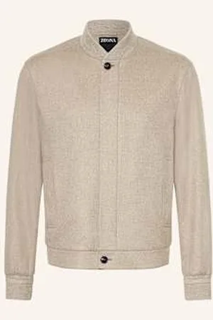 Ermenegildo Zegna Bluzon Z Kaszmiru beige
