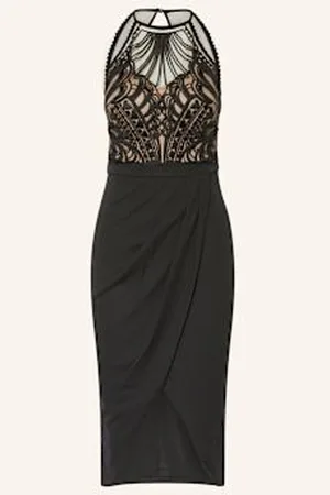 Lipsy London Sukienka Koktajlowa Cornelli schwarz
